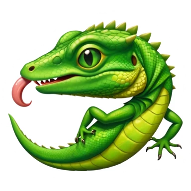  lizards licking its eye in the light sticker