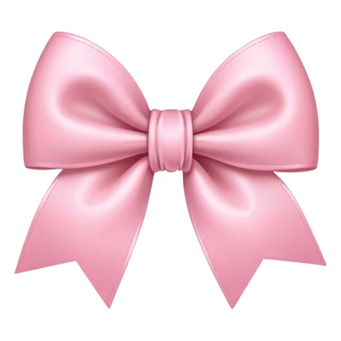 Light pink bow emoji  sticker