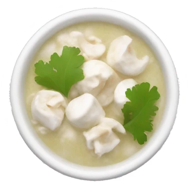 White pozole sticker