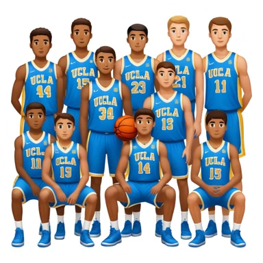UCLA basketball sticker