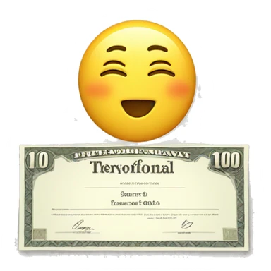 1000$ certificate sticker