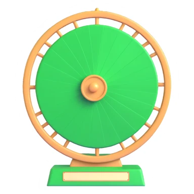 Green Prize Wheel sticker