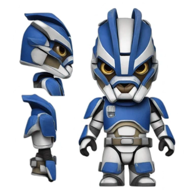 Capitaine rex from star wars the clone wars  sticker