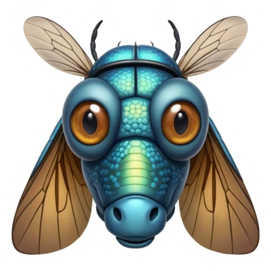 bored horsefly sticker