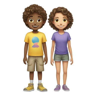 son and his duaghter sticker