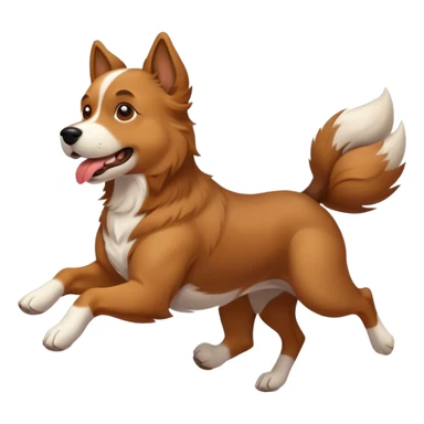 Perro corriendo  sticker