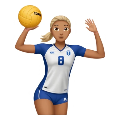 Volleyball player Nicki Thompson sticker