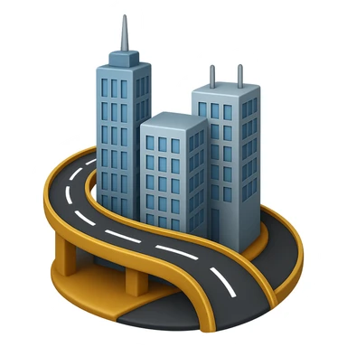 

Сделай детализированное емодзи - небоскребы а рядом дорога-мост, чтобы емодзи олицетворял слово ИНФРАСТРУКТУРА. Дорога может как то закручиваться вокруг небоскребов или просто.

Без фона, на пнг прозначном фоне sticker