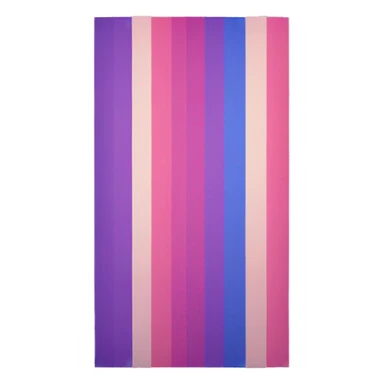 Bisexual flag with light colors  sticker