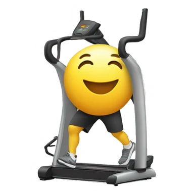 cross trainer smiley sticker