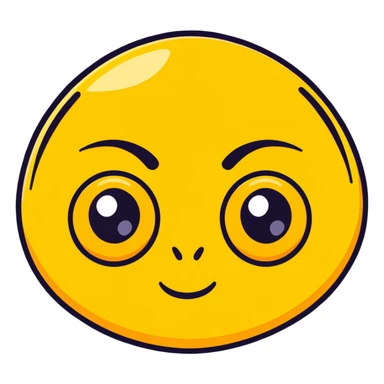 the yellow emoji doing the side eye sticker
