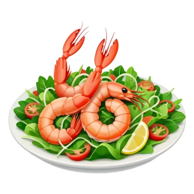 prawn salad sticker