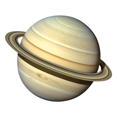 planet saturn with rings sticker