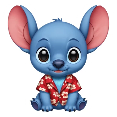 Stitch from lilo and stitch sticker