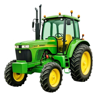 Tractor - John Deere 5055E (Model Year: 2021) (Iconic colour: Green with yellow) sticker