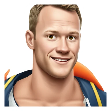 Jonathan Toews as beach bum sticker