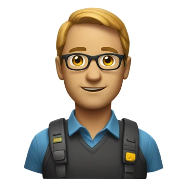 Microsoft nerd sticker