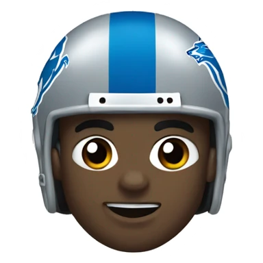 Detroit lions football  sticker