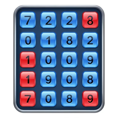  score board blue (#00A3E0) and red (#F9423A) sticker