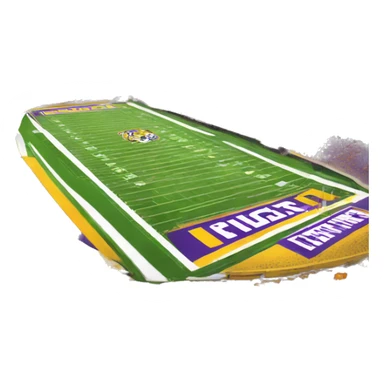 lsu tiger stadium sticker