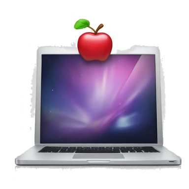 Apple laptop  sticker