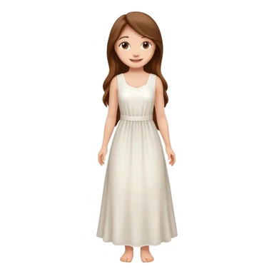 девушка красивая в полный рост стоит улыбается sticker