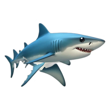 Requin lunette de soleil  sticker
