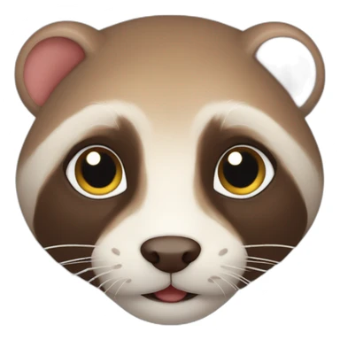 Furet marron sticker