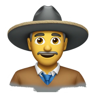 Tiburon con sombrero de copa sticker