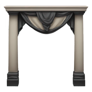 mantle black sticker