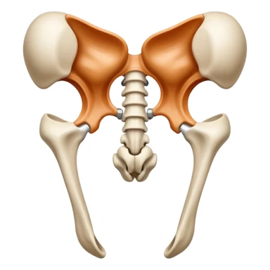 female pelvis sticker