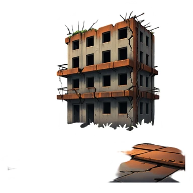 Dystopian Apocalyptic Aesthetic Scenery Deco sticker