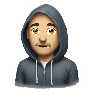 ulrich stern wearing a hoodie sticker