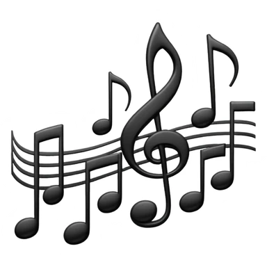 music notes sticker