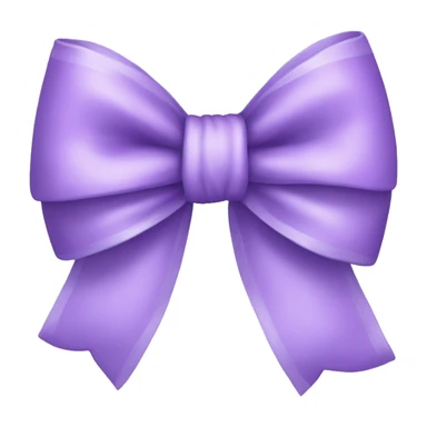 Lilac bow sticker