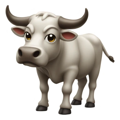 Bull in china shop sticker