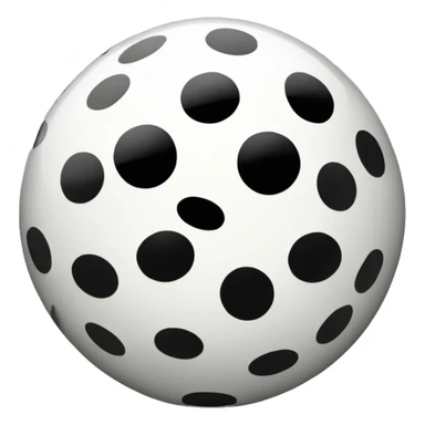 white and cheetah print 8 ball sticker