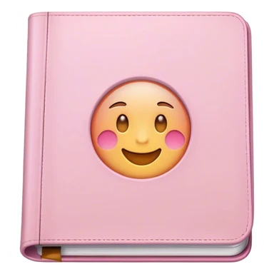 Light Pink journal no face   sticker