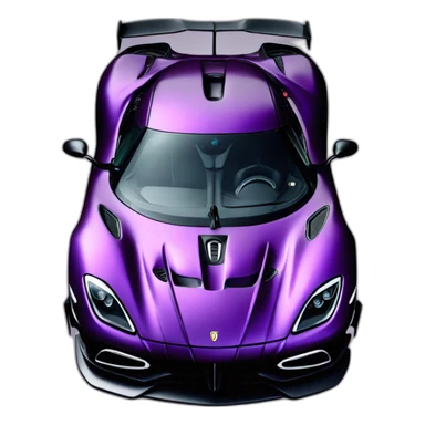 dark purple Koenigsegg agera sticker