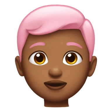 Baby pink kiss sticker