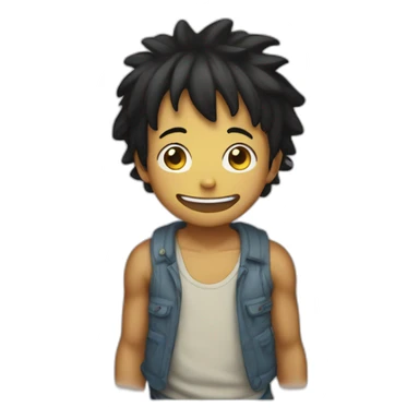 Joy boy one piece sticker