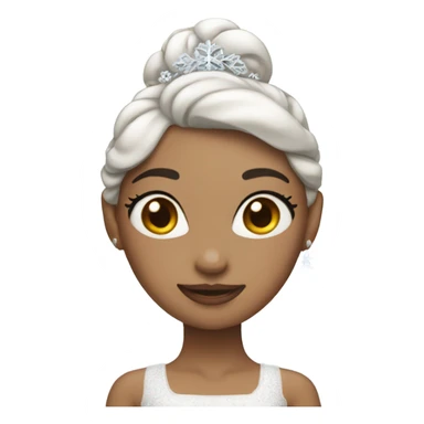 Ballerina snow princess  sticker