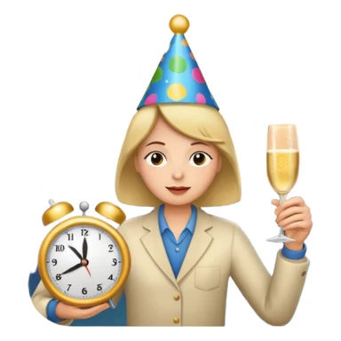 party, alarm clock, sunset MORE SUNSET. SLEEPY  sticker