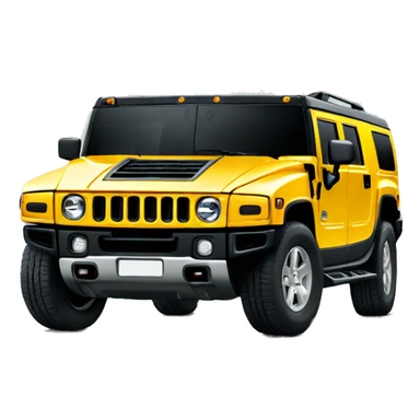 A hummer car  sticker