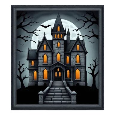 the House on haunted hill sticker