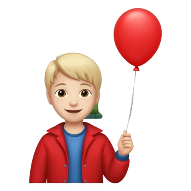 Child + balloon, Park Visitors. sticker