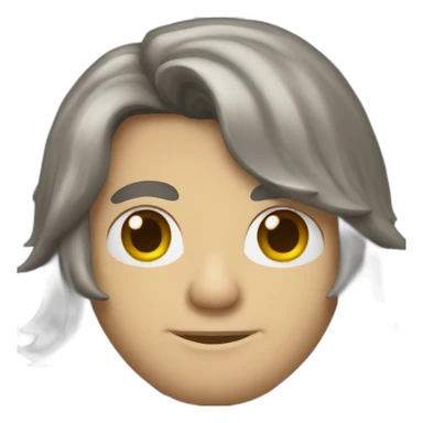 bon Jovi with long hair sticker