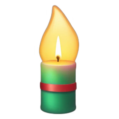 christmas candle landern sticker