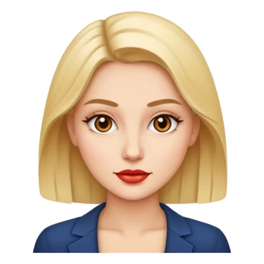 Stylish woman face sticker