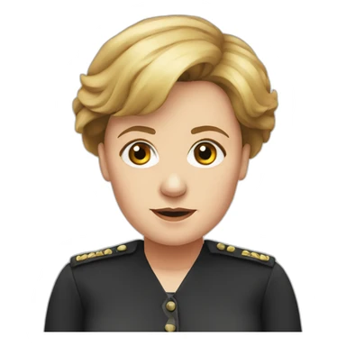 merkel young sticker